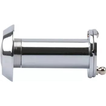Olympia S 10 mosadzný pochrómovaný dverový priezor 180° pre dvere 35-60mm 5970