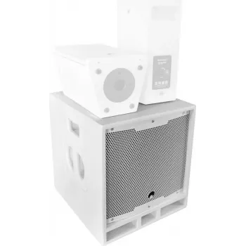 OMNITRONIC MAXX-1206DSP 2.1 aktívny subwoofer systém 12 palcov biela 11039065