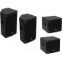 OMNITRONIC PA Set AZX Passive M - 2x 10 palcový pasívny PA reproduktor, 150W RMS/300W Peak, 8 Ohm, preglejka, čierna 20000528