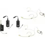 OMNITRONIC Set FAS TWO dvojkanálový UHF bezdrôtový mikrofónový systém s 2 vreckovými vysielačmi a headset mikrofónmi (660-690 MHz) 20000971