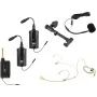 OMNITRONIC set FAS TWO dvojkanálový UHF bezdrôtový systém s 2 vreckovými vysielačmi, headset a mikrofón na akustickú gitaru (660-690 MHz) 20000973