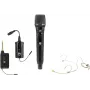 OMNITRONIC Set FAS TWO + dynamický bezdrôtový mikrofón + bodypack + headset 660-690MHz (20000970)