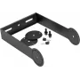 OMNITRONIC otočný držiak pre PAS-208/208A MK4 reproduktory, montáž na stenu/strop, oceľ, čierny, nosnosť 15 kg 11039571