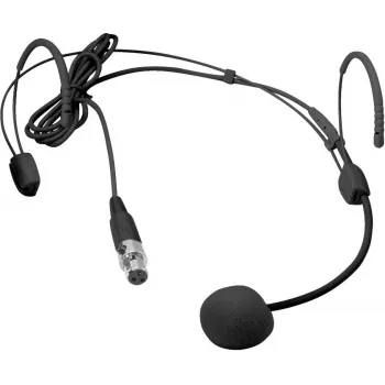 OMNITRONIC UHF-600 kondenzátorový mikrofón s hlavovým držiakom, čierny 13063610