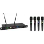 OMNITRONIC UHF-604 4-kanálový UHF bezdrôtový mikrofónový systém 520-554 MHz 13063605