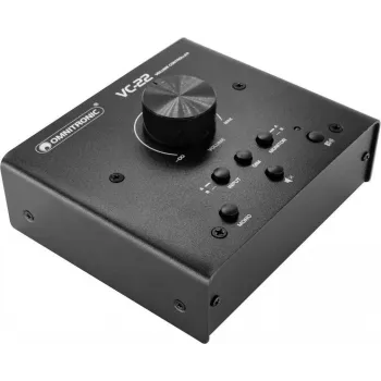 OMNITRONIC VC-22 aktívny regulátor hlasitosti, stereo, nástenná montáž, biela 10355797