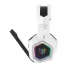 ONIKUMA B100 káblový herný headset s mikrofónom, biely