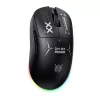ONIKUMA DM03 RGB herná myš – káblová optická myš s 6400 DPI, 7 programovateľnými tlačidlami, ergonomický dizajn pre pravákov, čierna