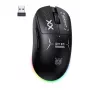ONIKUMA DM03 RGB herná myš – káblová optická myš s 6400 DPI, 7 programovateľnými tlačidlami, ergonomický dizajn pre pravákov, čierna