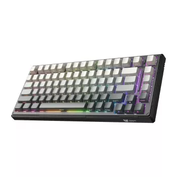 ONIKUMA G83 herná klávesnica (čierna) - mechanické RGB podsvietenie, káblová USB full-size klávesnica s modrými spínačmi