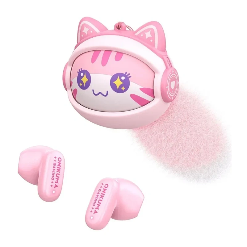 ONIKUMA TX603 TWS Bluetooth slúchadlá ružová