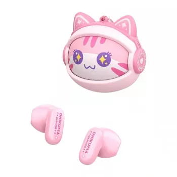 ONIKUMA TX603 TWS Bluetooth slúchadlá ružová