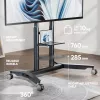 ONKRON TS1871-G mobilný TV stojan 55-90 palcov, grafitová