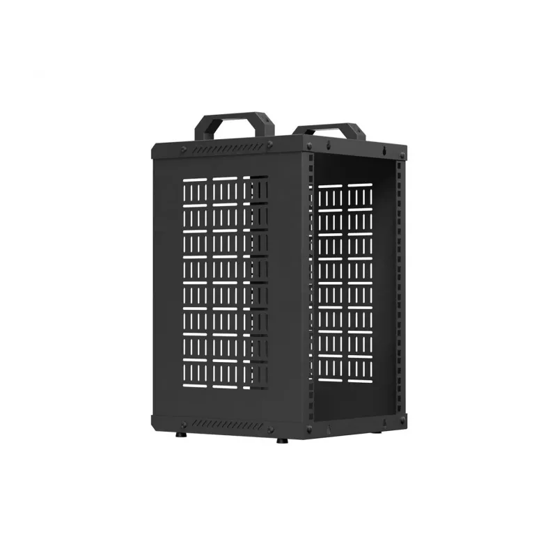Open Rack 10 9U 280x300 čierny nástenný otvorený rám