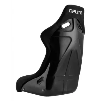 OPLITE FiberCore RS2 Suede škrupinové sedadlo čierne Retail OP-RS2S
