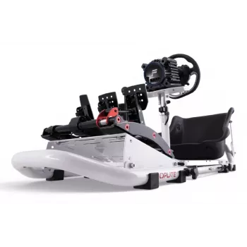 Oplite 104318 Racing Cockpit – sim-racing podvozok s nastaviteľnými držiakmi volantu a pedálov