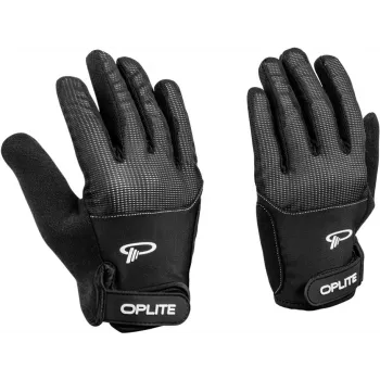 Oplite OP-GLOVE M rukavice pre sim racing - čierna - umelá koža - polyester - silikón - spandex - 100 mm - 224 mm - 150 g
