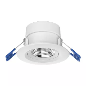OPPLE Chiara vstavaný LED bodový reflektor 9W 675lm teplá biela 2700K TRIAC stmievateľný, biela
