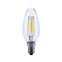 OPPLE Filament 4-40W/827 E14 sviečková LED žiarovka 470lm číra 2700K teplá biela