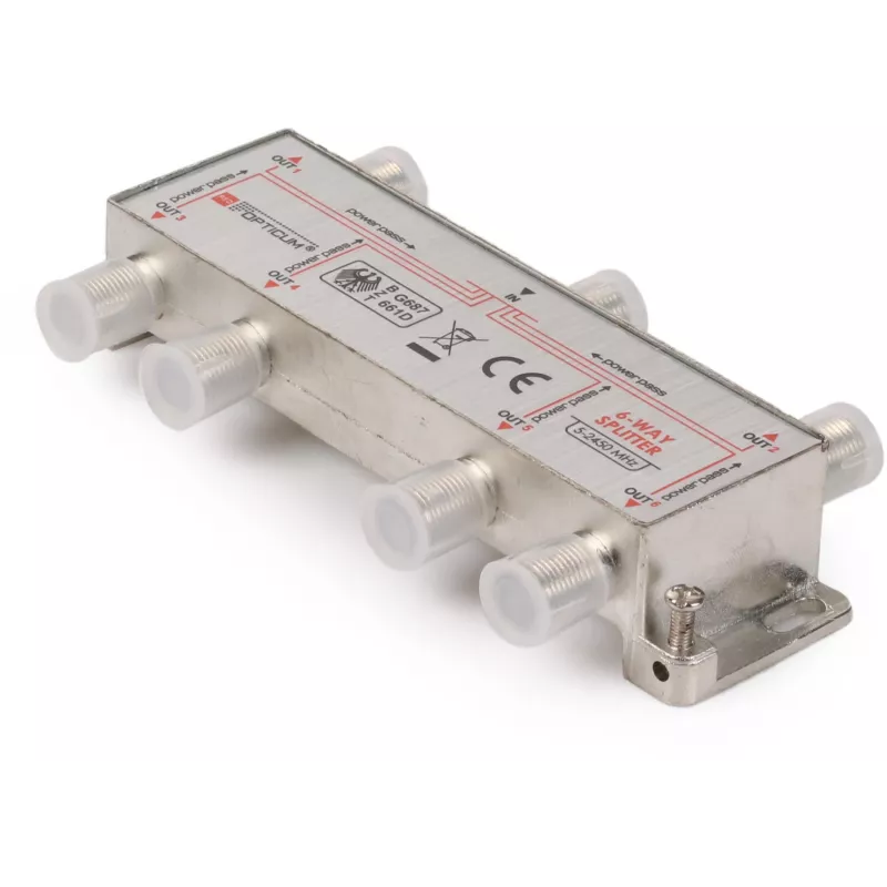 OPTICUM 1x6 DVB-T/SAT rozbočovač signálu 5-2400 MHz