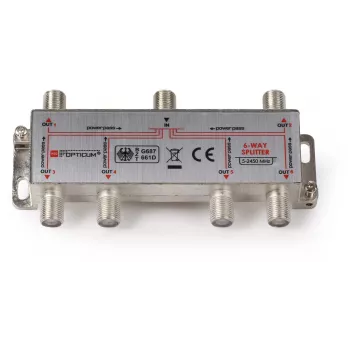 OPTICUM 1x6 DVB-T/SAT rozbočovač signálu 5-2400 MHz