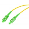 OPTIX jednovidové 9/125 simplexné optické patch kábel, 3m, SC/APC na SC/APC, 3,0 mm LSZH žltý