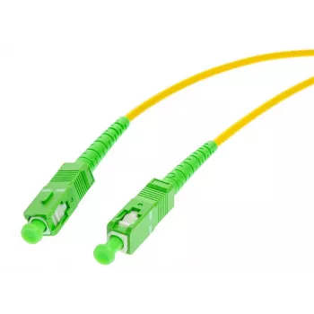 OPTIX jednovidové 9/125 simplexné optické patch kábel, 3m, SC/APC na SC/APC, 3,0 mm LSZH žltý
