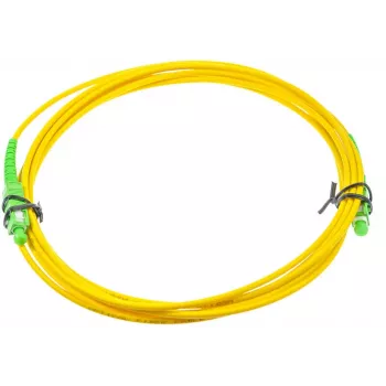 OPTIX jednovidové 9/125 simplexné optické patch kábel, 3m, SC/APC na SC/APC, 3,0 mm LSZH žltý