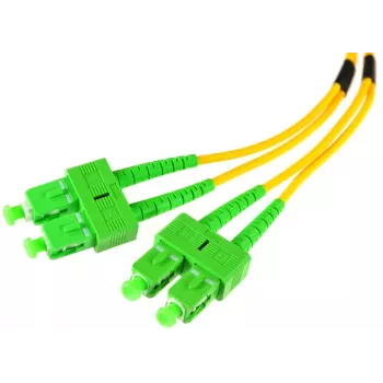 OPTIX jednovidový duplexný patch kábel SC/APC na SC/APC 1m LSZH žltý