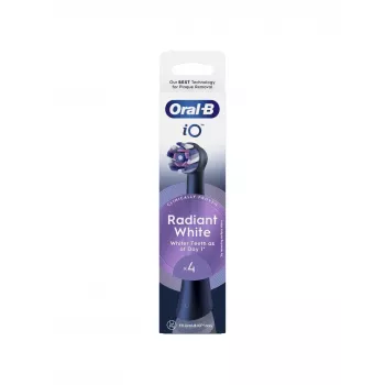 Oral-B iO Whitening náhradné hlavy kefky balenie 4 ks (čierne)