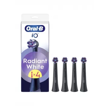 Oral-B iO Whitening náhradné hlavy kefky balenie 4 ks (čierne)
