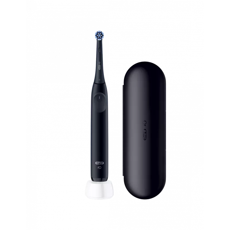 ORAL-B iO2 Night Black elektrická zubná kefka s cestovným puzdrom