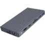 ORICO M.2 NVMe dokovacia stanica s aktívnym PD 100W, HDMI 2.0, audio, RJ-45, čítačka kariet - sivá (CDH-9N-GY-BP)