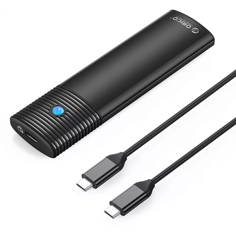 ORICO PWDM2-G2-BK-EP puzdro na SSD M.2 NVMe/SATA, 10Gbps, čierne
