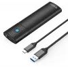 ORICO M.2 SATA SSD puzdro USB-C 5Gbps čierne PWM2-BK-EP
