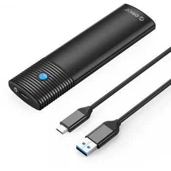 ORICO M.2 SATA SSD puzdro USB-C 5Gbps čierne PWM2-BK-EP