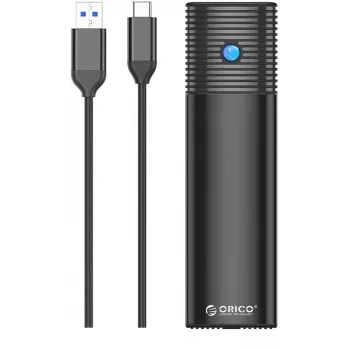 ORICO M.2 SATA SSD puzdro USB-C 5Gbps čierne PWM2-BK-EP