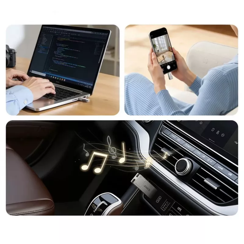ORICO U301 64GB USB-A USB-C USB 3.2 Gen 1 USB kľúč - strieborný