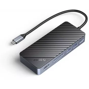 ORICO USB-C dokovacia stanica s puzdrom na M.2 disk, 10 Gbit/s, HDMI 4K 60 Hz