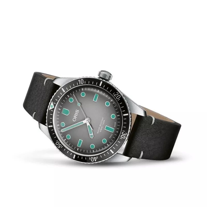 ORIS Aquis Date pánske automatické hodinky 40mm s modrým ciferníkom a nehrdzavejúcim oceľovým remienkom 40530752089