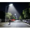 ORLLO 400W solárna LED pouličná lampa s 28W panelom, senzorom pohybu a diaľkovým ovládačom, 2713LM, 6500K