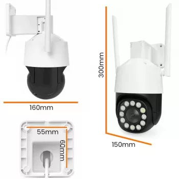 ORLLO TZ11 4K 8MP PTZ IP kamera s Wi-Fi a 4G LTE, Tuya Smart, pan-tilt, vonkajšie sledovanie