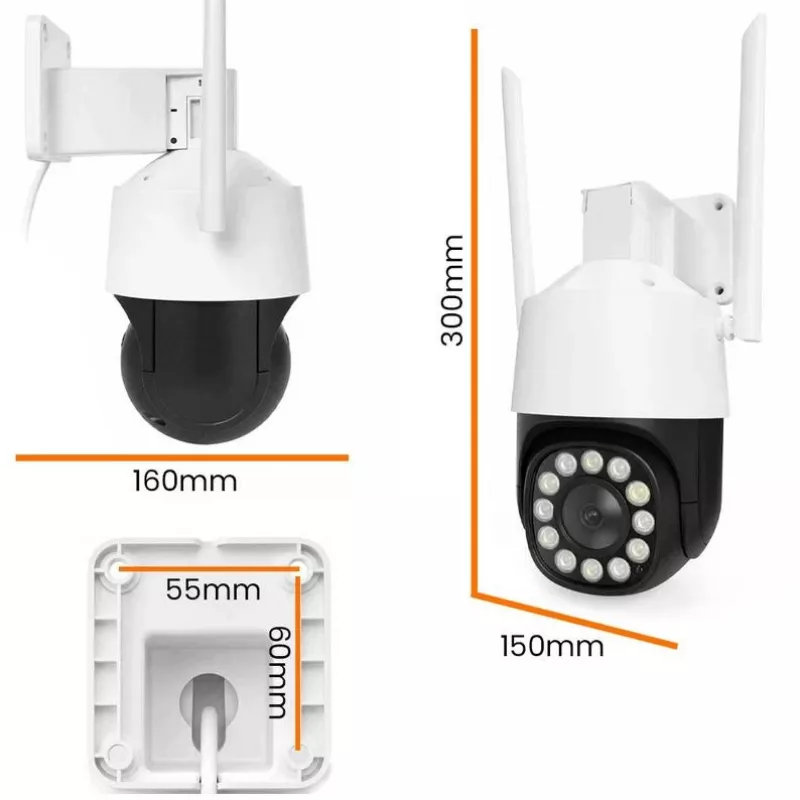 ORLLO TZ11 4K 8MP PTZ IP kamera s Wi-Fi a 4G LTE, Tuya Smart, pan-tilt, vonkajšie sledovanie