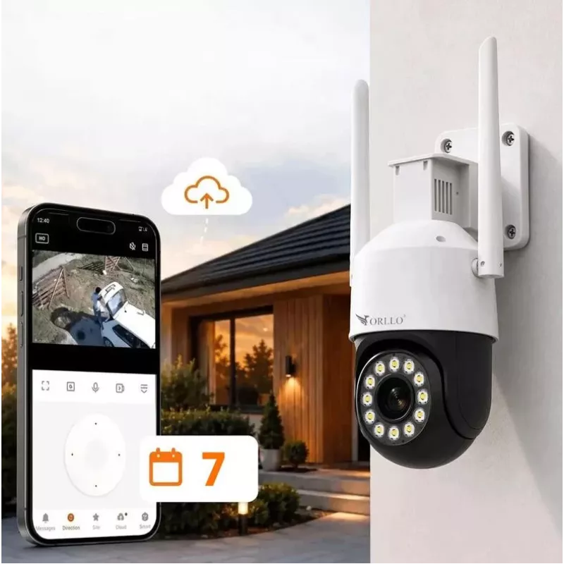 ORLLO TZ11 4K 8MP PTZ IP kamera s Wi-Fi a 4G LTE, Tuya Smart, pan-tilt, vonkajšie sledovanie