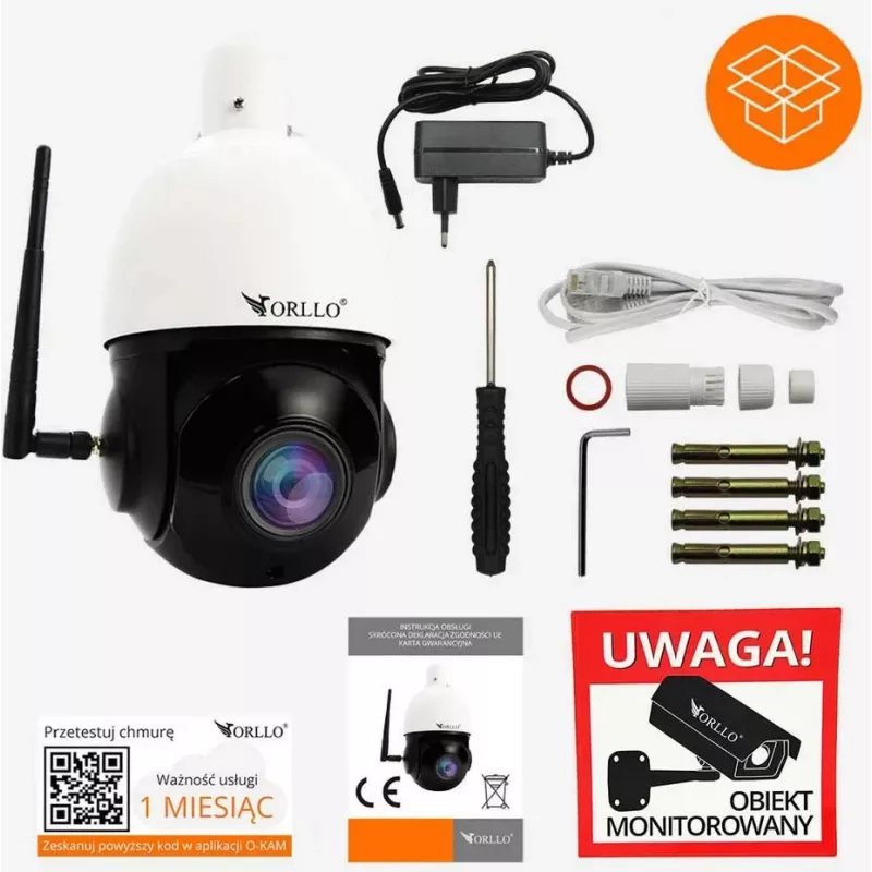ORLLO Z10 outdoorová PTZ IP WLAN kamera 4MP 18x zoom