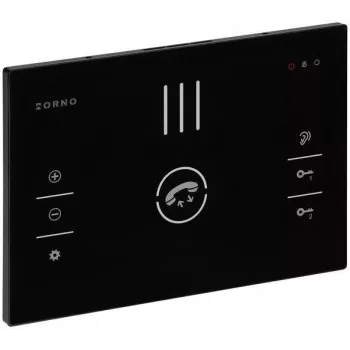 ORNO OR-DOM-BA-933/B súprava audio vrátnika, rodinný dom, 2-vodičový, klávesnica, RFID, čierna