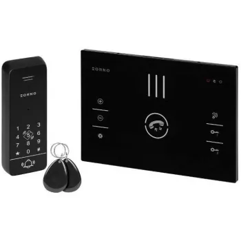 ORNO OR-DOM-BA-933/B súprava audio vrátnika, rodinný dom, 2-vodičový, klávesnica, RFID, čierna