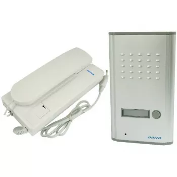 ORNO OR-DOM-RL-901/RL-3208A audio domáci telefón, 1 rodina, 2-vodičové, na omietku, biela, 9094