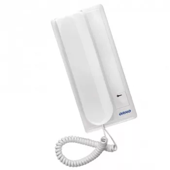 ORNO OR-DOM-RL-901UD (RL-3208U) audio interkom slúchadlo, biela, montáž na omietku, 2-vodičový analógový