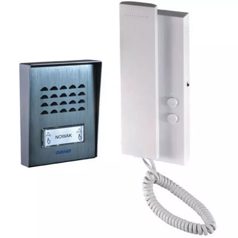 ORNO rodinný dom audio vrátnikový set, 2-vodičový, SAGITTA (OR-DOM-SG-918)